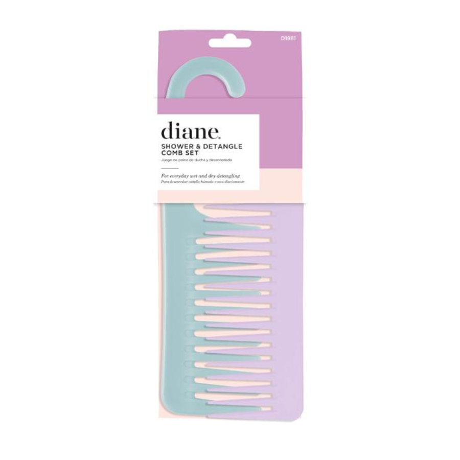 Diane Shower Detangle Comb Set | D1981