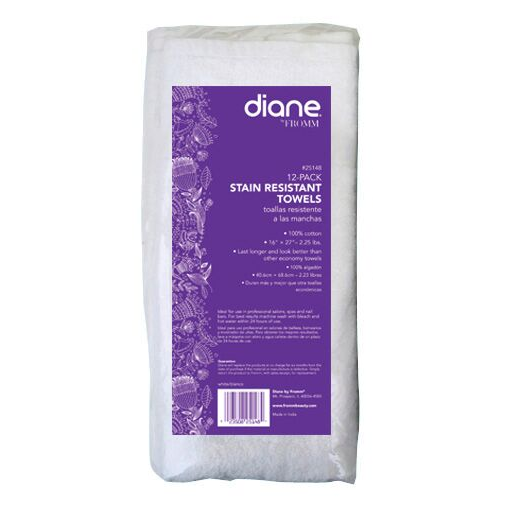 Diane Towel Stain Resistant White D25148