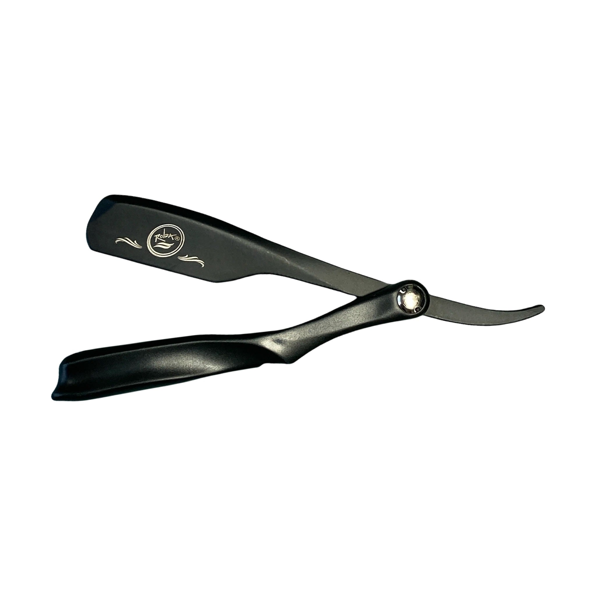 Rolda Steel Straight Razor Black