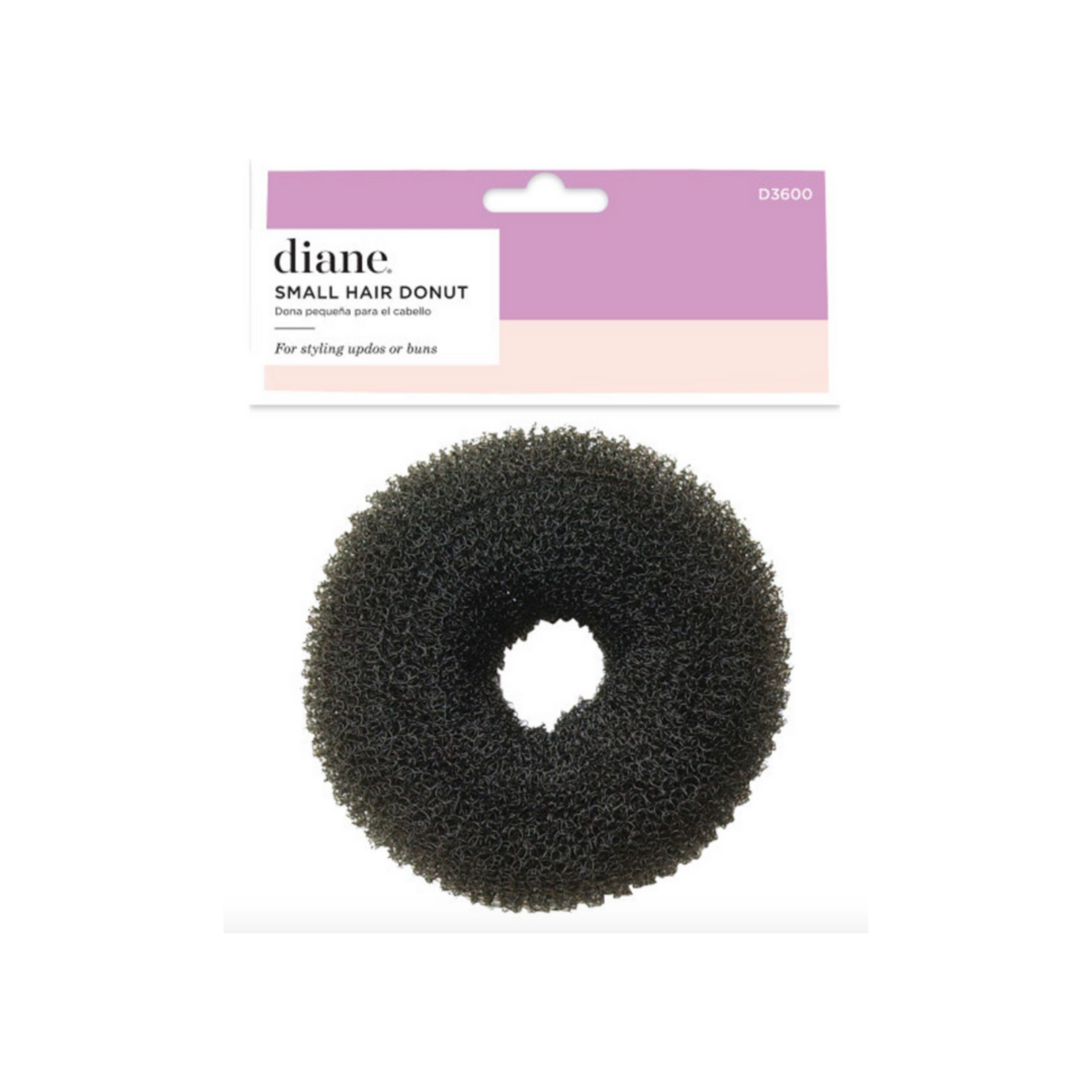 Diane Small Hair Donut Black - D3600