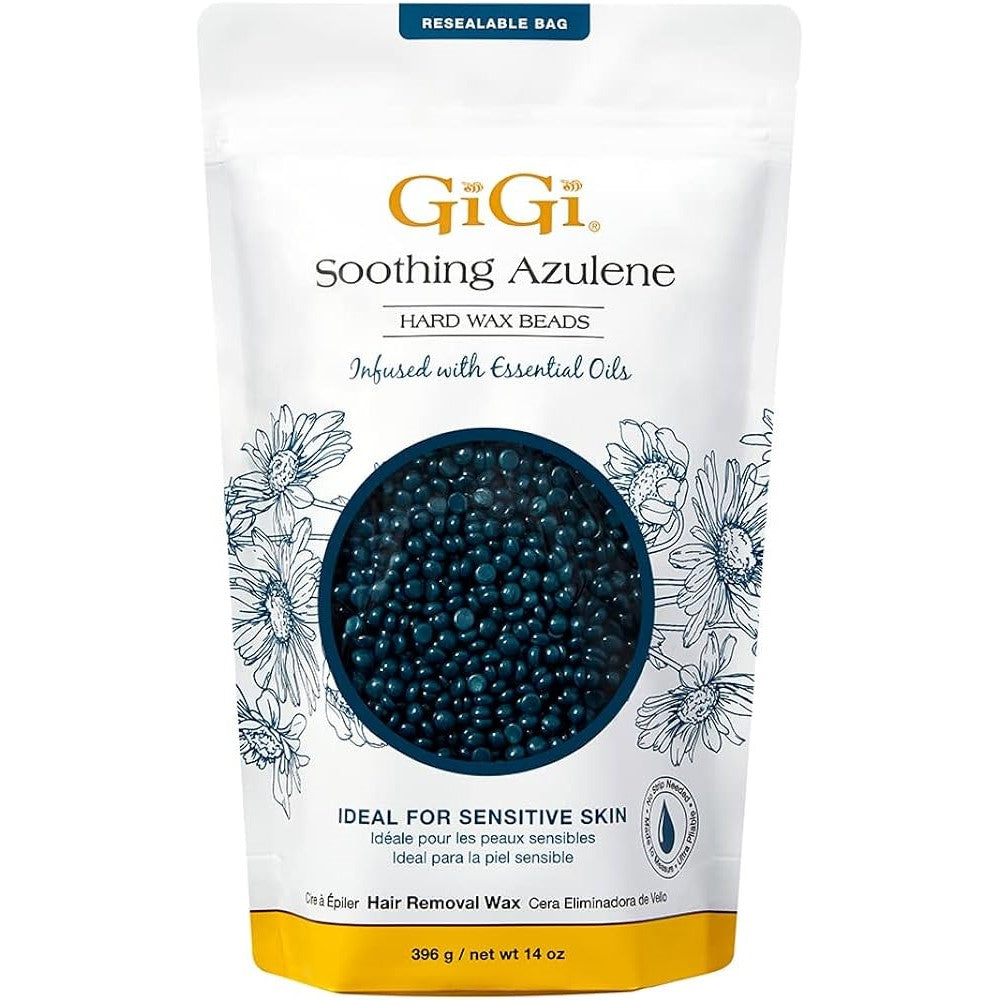 Gigi Hard Wax Beads Azulene 14oz | 0313